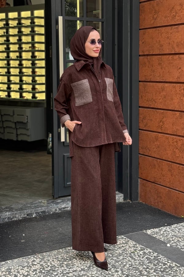 alMARWAH Takım 203105 Kahverengi