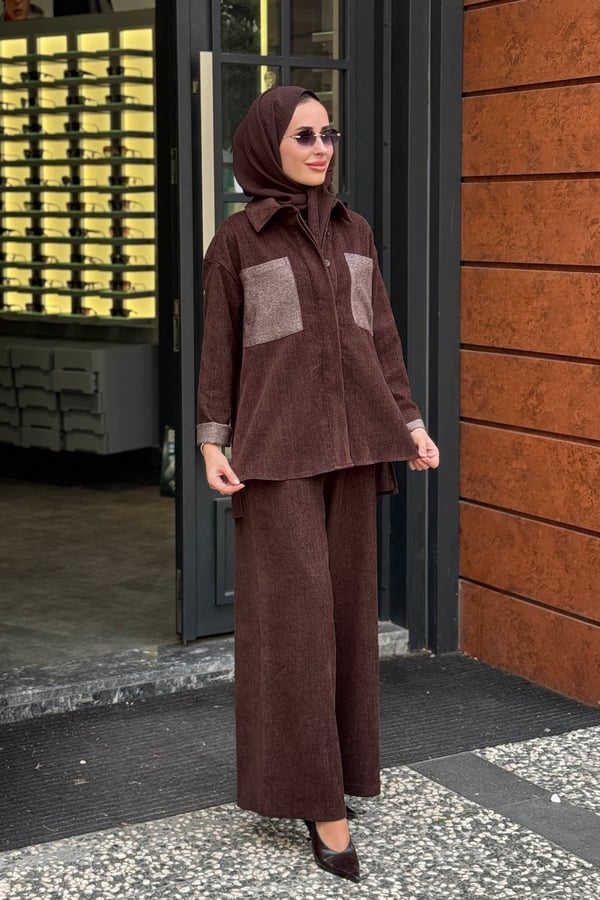alMARWAH Takım 203105 Kahverengi
