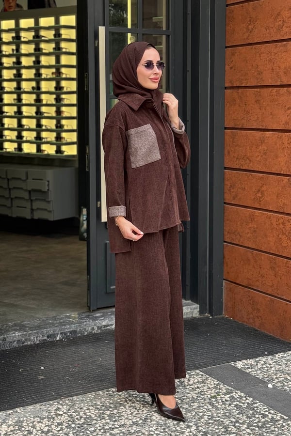 alMARWAH Takım 203105 Kahverengi