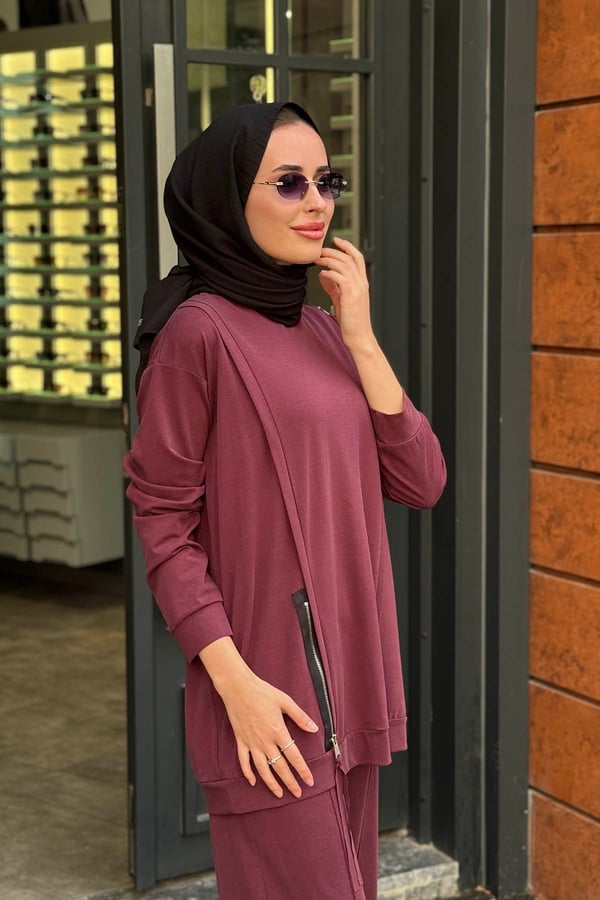 ceremony Pantolonlu Takım 26K923 Bordo