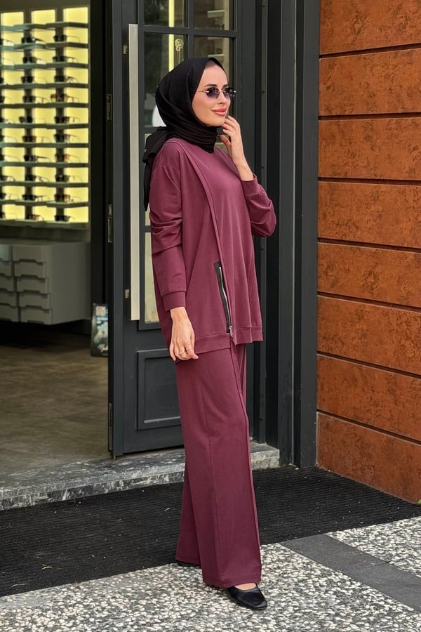 ceremony Pantolonlu Takım 26K923 Bordo