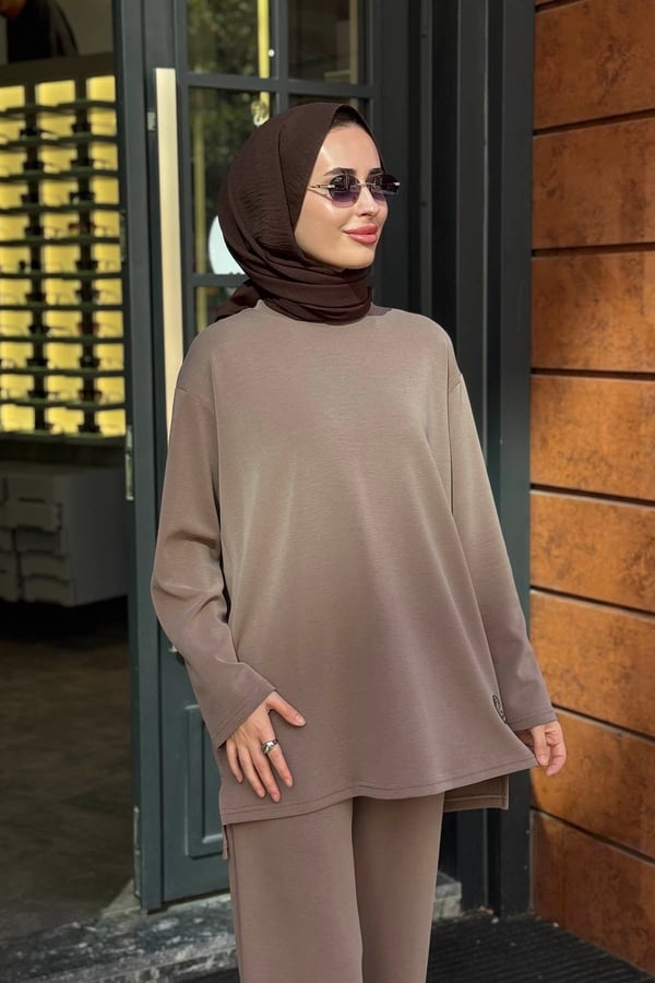 CEREMONY Pantolonlu Takım 26K974 Vizon
