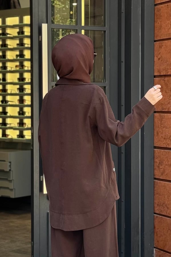 ceremony Pantolonlu Venüs Takım 26K955 Kahverengi