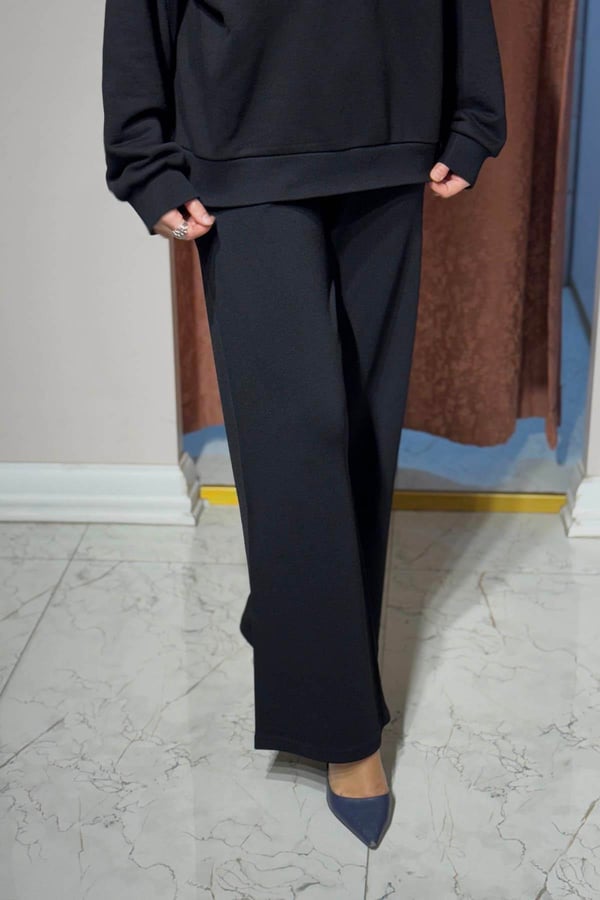 CLANDE Triko Pantolon 2503-10008 Siyah
