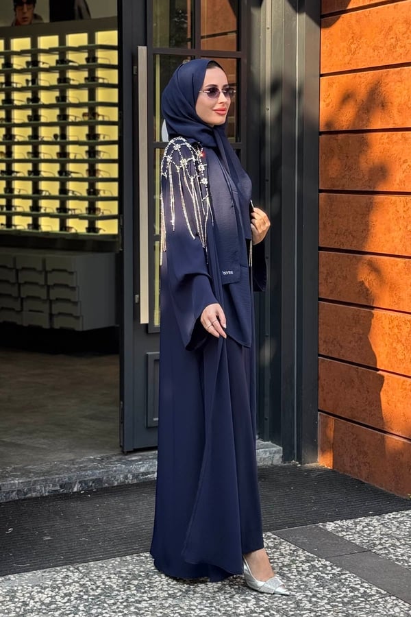Etrucci Abaya 6261 Lacivert