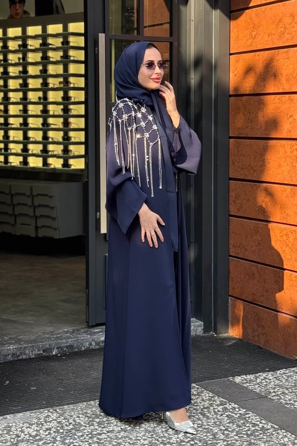 Etrucci Abaya 6261 Lacivert