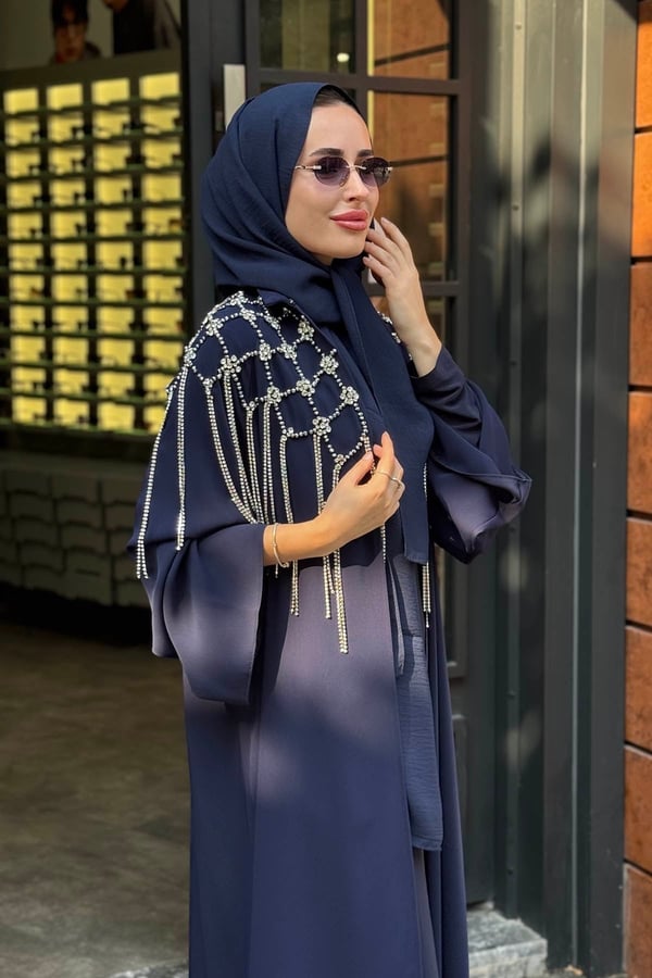 Etrucci Abaya 6261 Lacivert