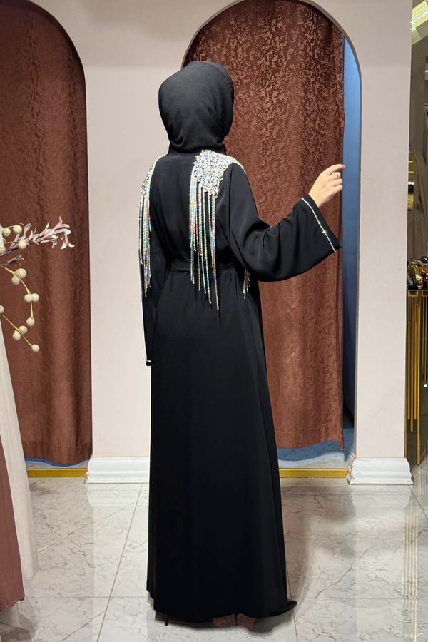 Etrucci Abaya 6264 Siyah