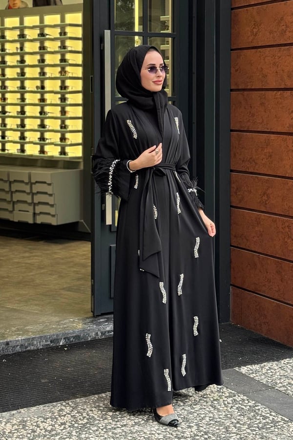 Etrucci Abaya 6272 Siyah