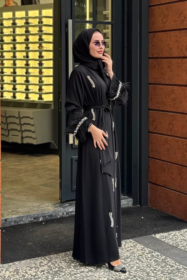 Etrucci Abaya 6272 Siyah