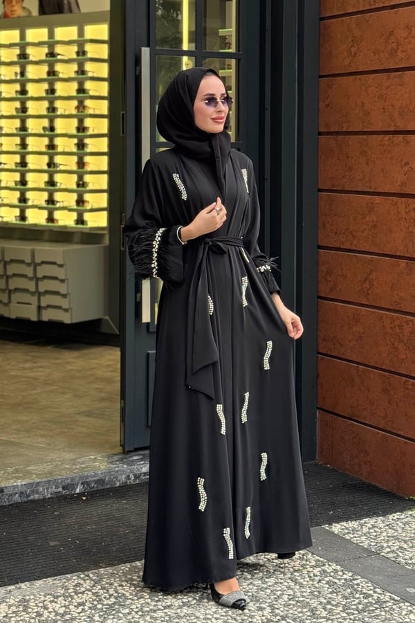 Etrucci Abaya 6272 Siyah