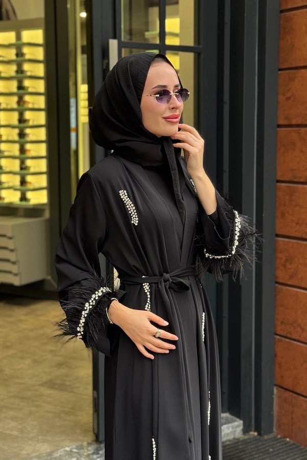 Etrucci Abaya 6272 Siyah