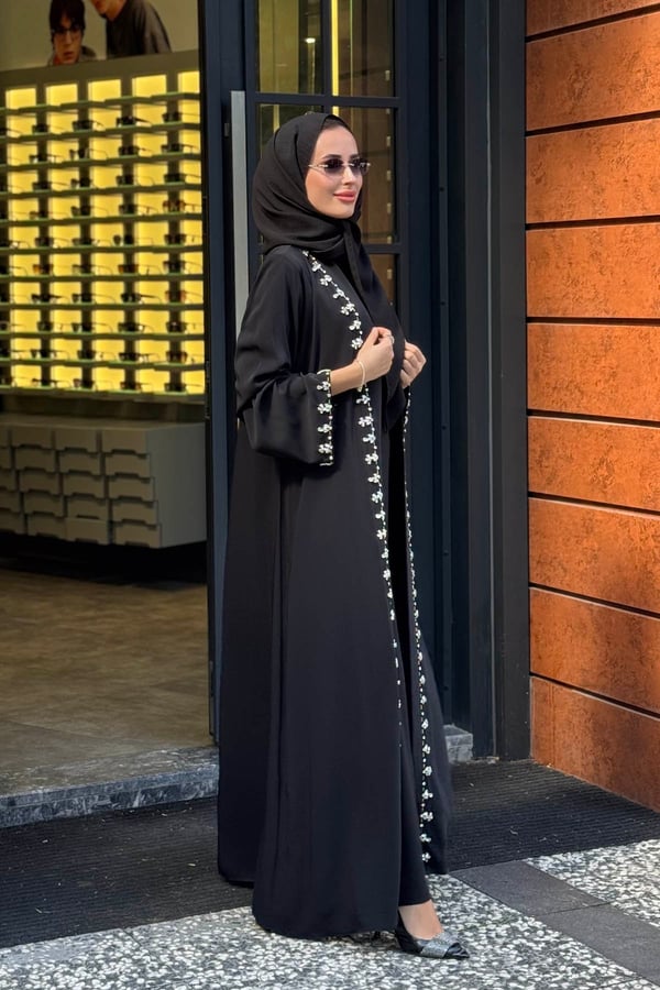Etrucci Abaya 6273 Siyah