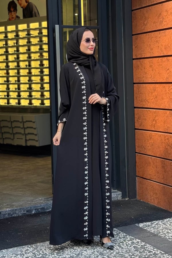 Etrucci Abaya 6273 Siyah