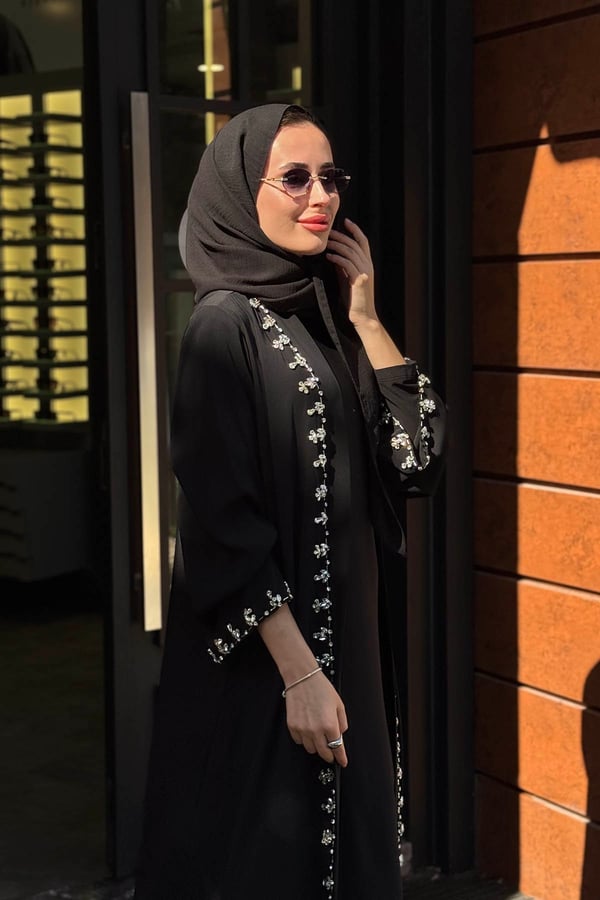 Etrucci Abaya 6273 Siyah