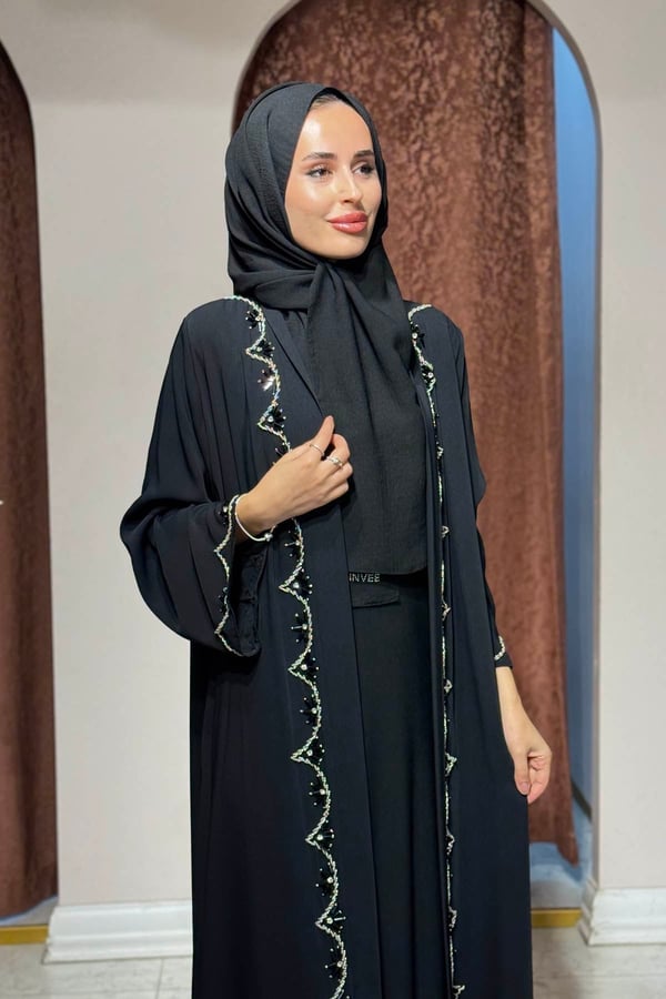 Etrucci Abaya 6275 Siyah