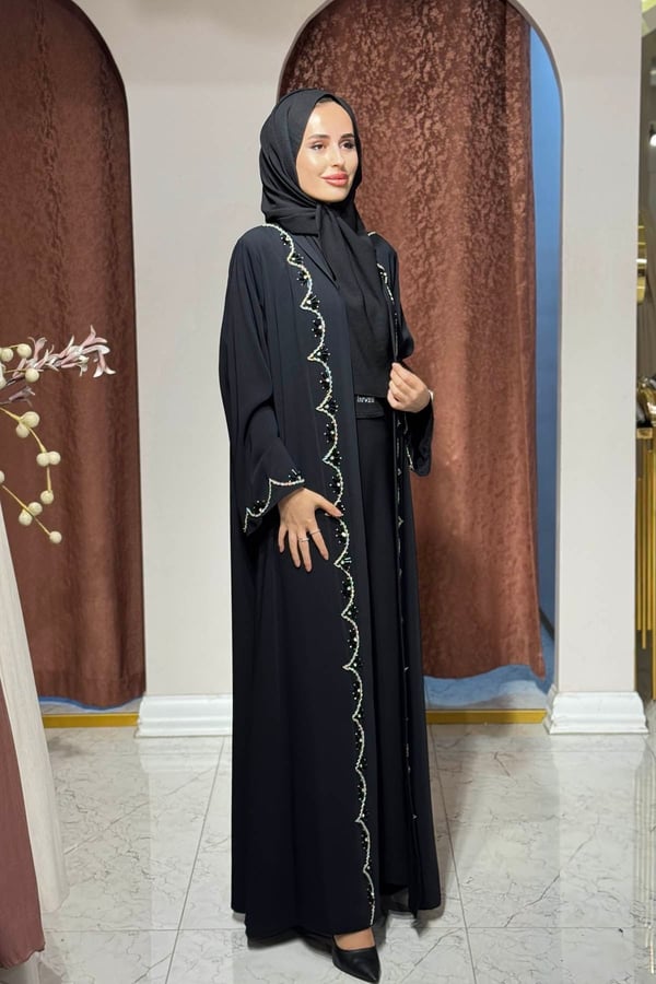 Etrucci Abaya 6275 Siyah
