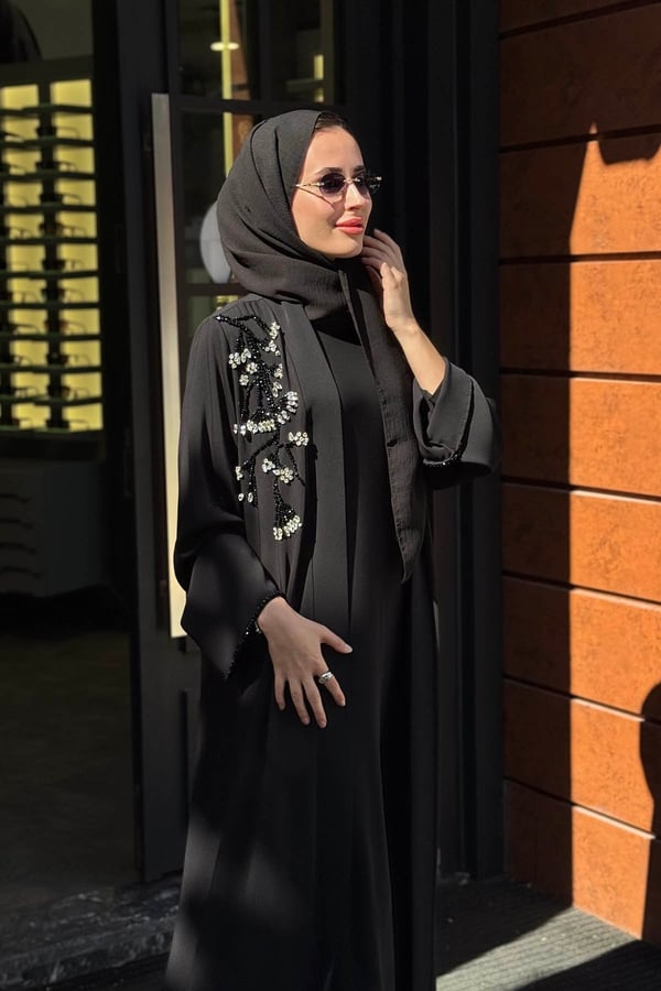 Etrucci Abaya 6277 Siyah