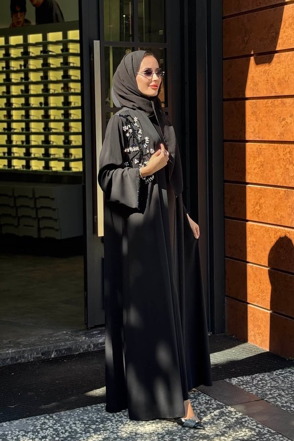 Etrucci Abaya 6277 Siyah