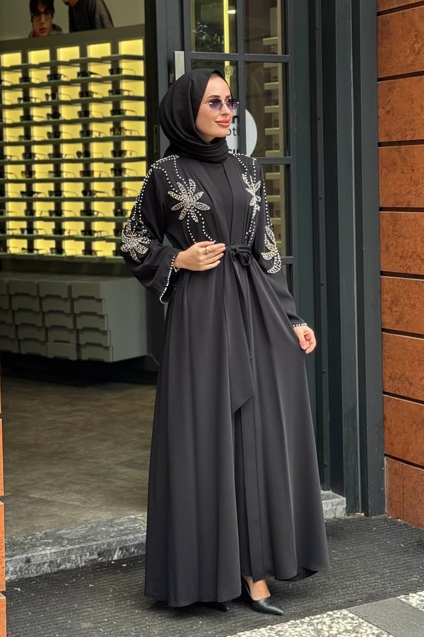 Etrucci Abaya 6305 Siyah