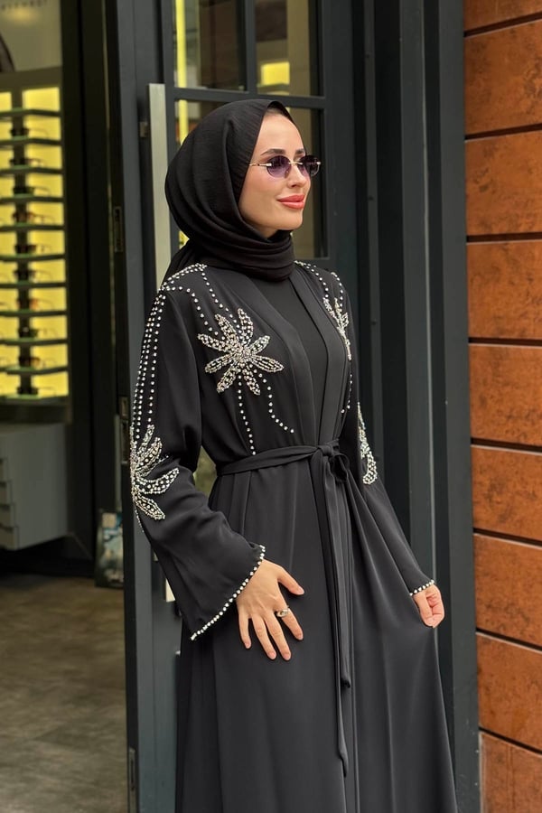 Etrucci Abaya 6305 Siyah