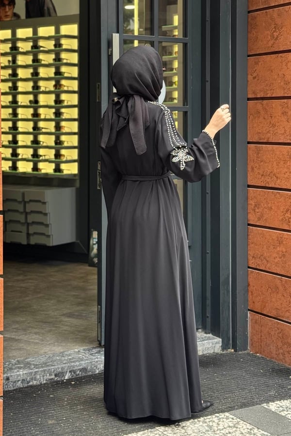 Etrucci Abaya 6305 Siyah