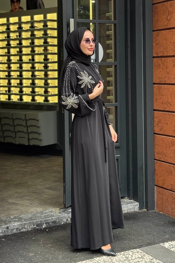 Etrucci Abaya 6305 Siyah