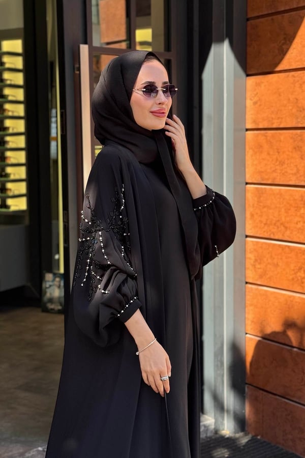 Etrucci Abaya 6314 Siyah