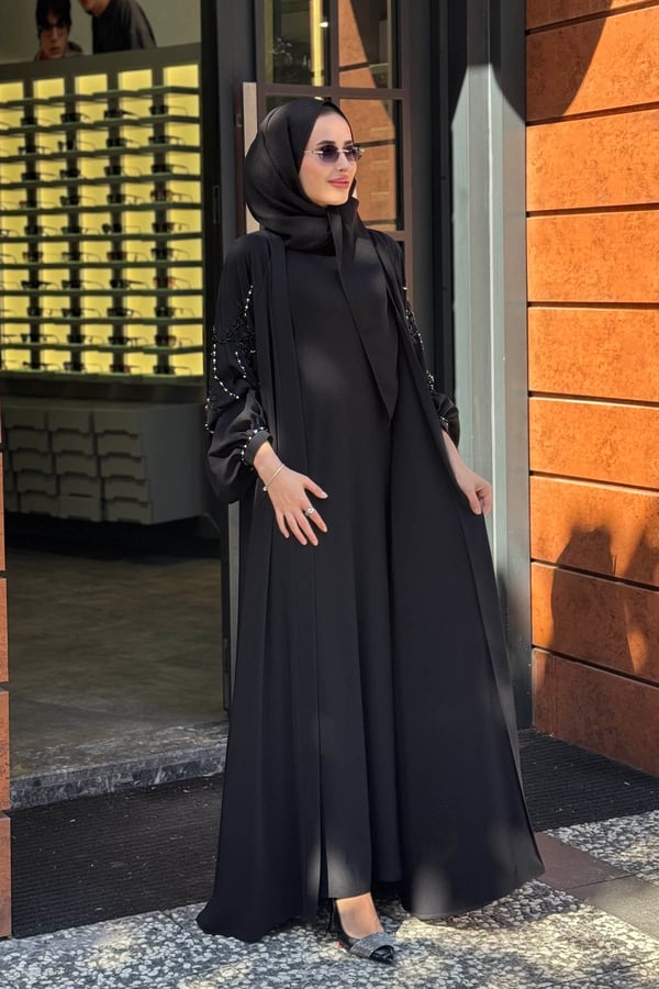 Etrucci Abaya 6314 Siyah