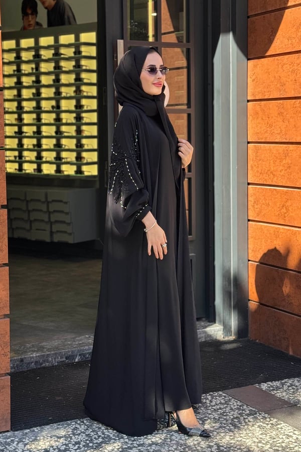 Etrucci Abaya 6314 Siyah