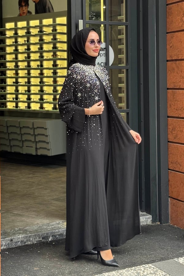 Etrucci Abaya 6324 Siyah
