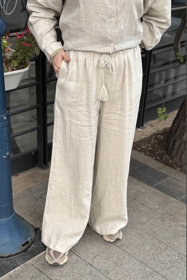 FUAT GÜRŞEN Pantolon 26Y-5435 Bej