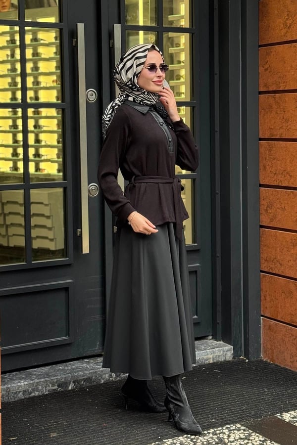 FUAT GÜRŞEN Tunik 26K-6307 Siyah