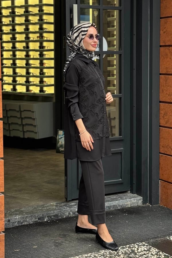 FUAT GÜRŞEN Tunik 26K-6313 Siyah
