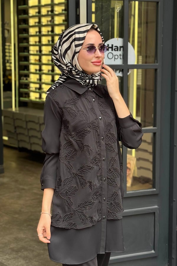 FUAT GÜRŞEN Tunik 26K-6313 Siyah