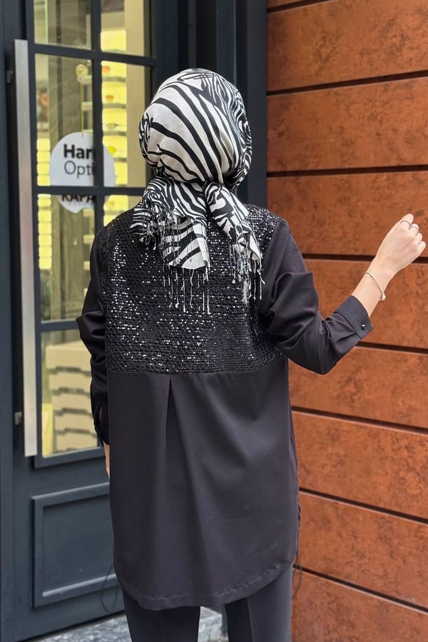 FUAT GÜRŞEN Tunik 26K-6323 Siyah