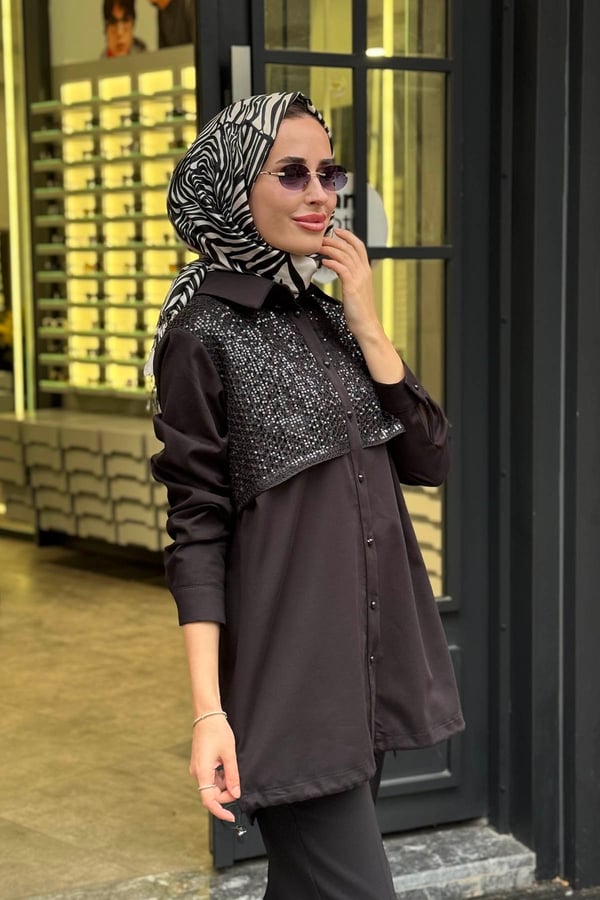 FUAT GÜRŞEN Tunik 26K-6323 Siyah