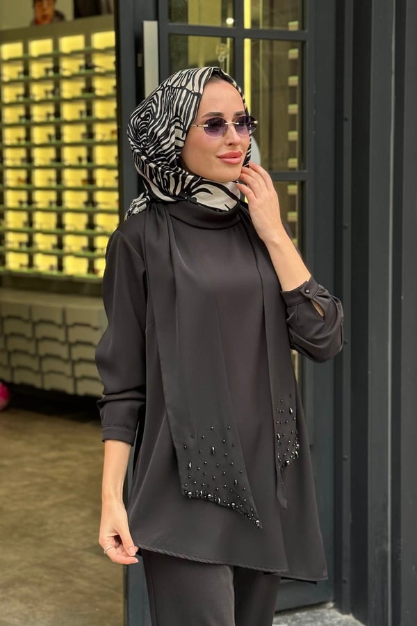 FUAT GÜRŞEN Tunik 26K-6331 Siyah