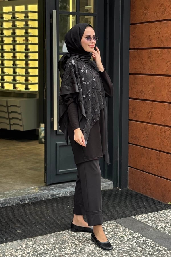 FUAT GÜRŞEN Tunik 26K-6332 Siyah