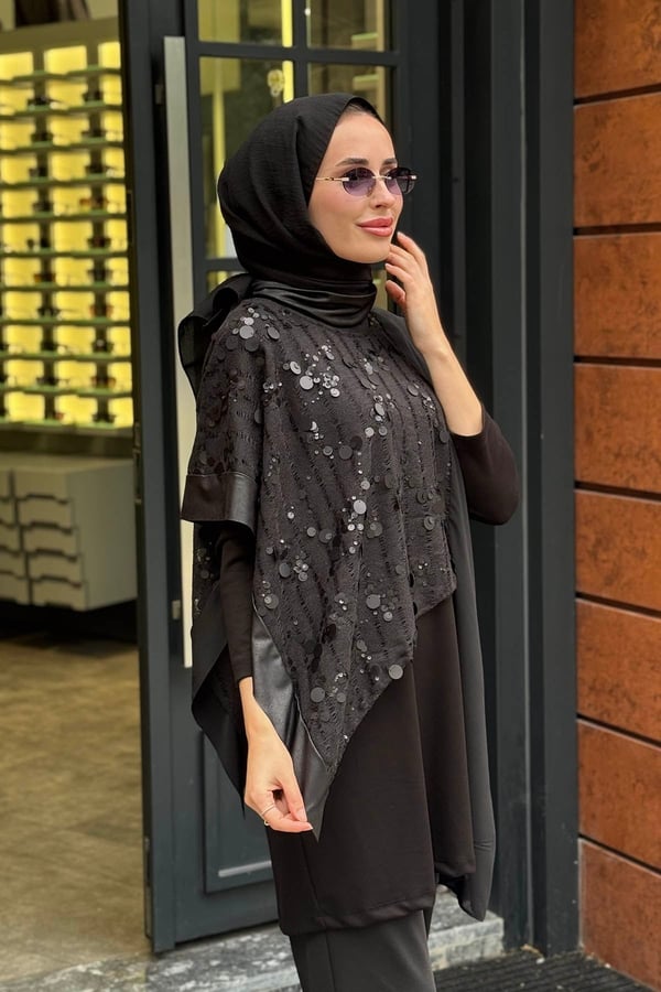 FUAT GÜRŞEN Tunik 26K-6332 Siyah