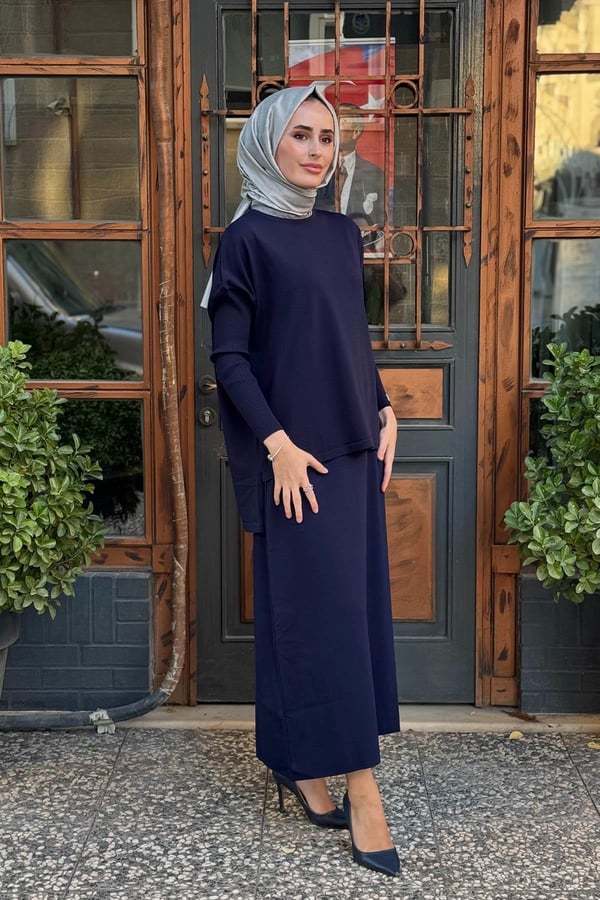 İNVEE Etek 7015 Lacivert