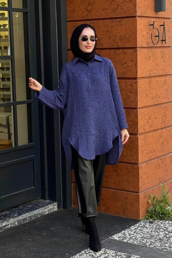 İNVEE Gömlek 7017 İndigo