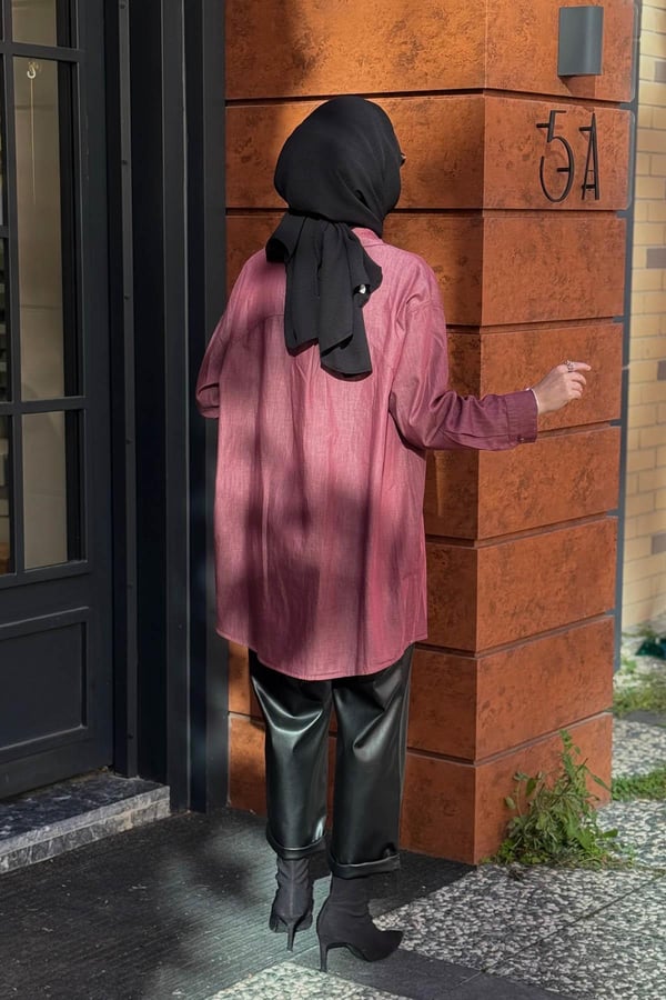 İNVEE Gömlek 7163 Bordo