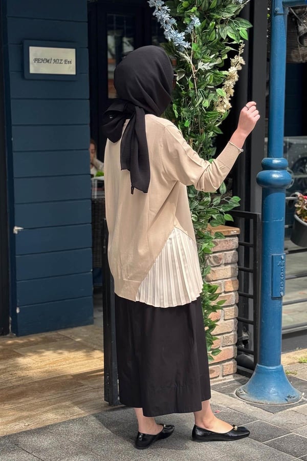 İNVEE Triko Tunik 7194 Fondöten