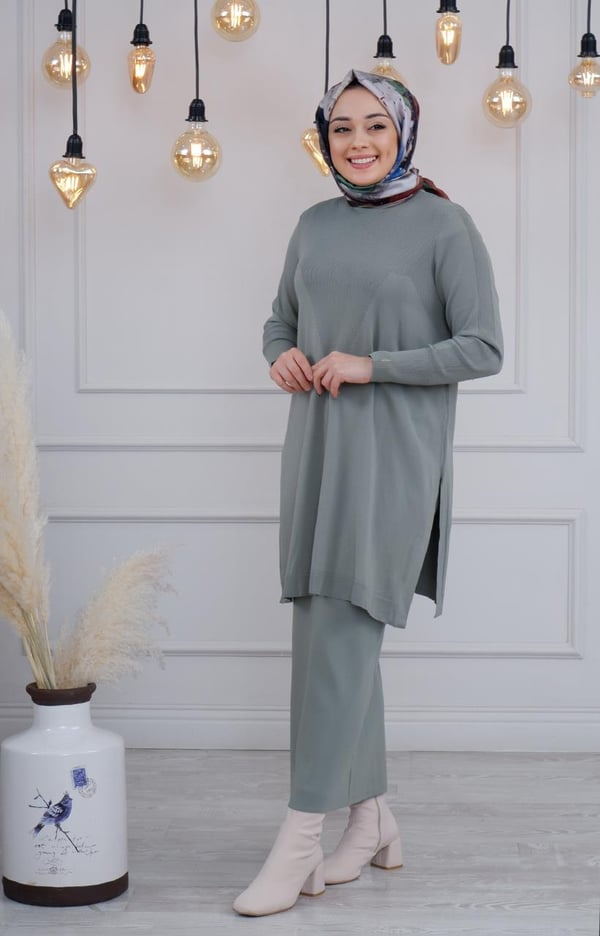 İNVEE Tunik 6222 Küf Rengi