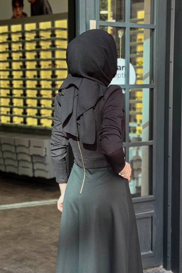 JAMİLA SARAH Ariella Elbise FW27-3404 Siyah