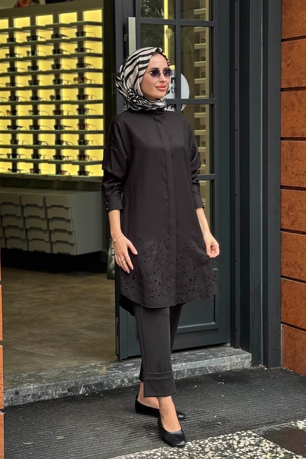 KAYRA Tunik KA-A26-21044 Siyah