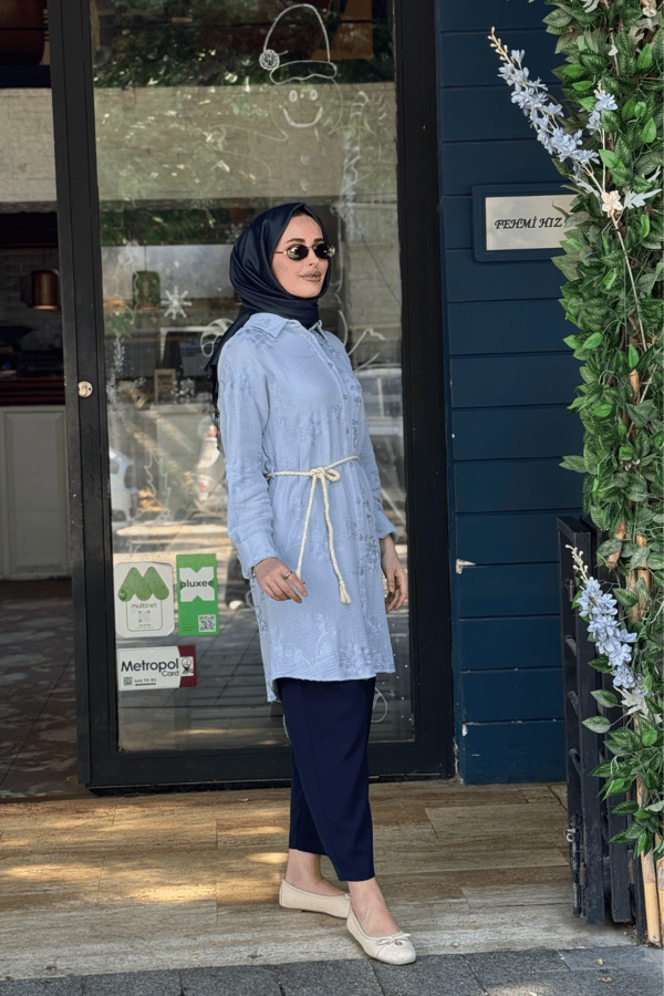 KAYRA Tunik KA-B26-21063 Mavi