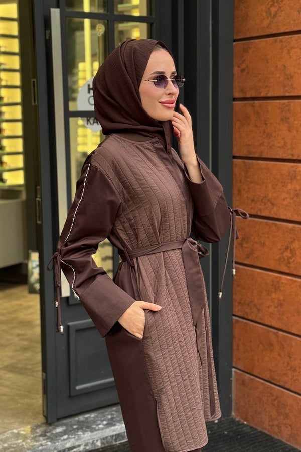 KAYRA Tunik KY-A26-81026 Koyu Kahve
