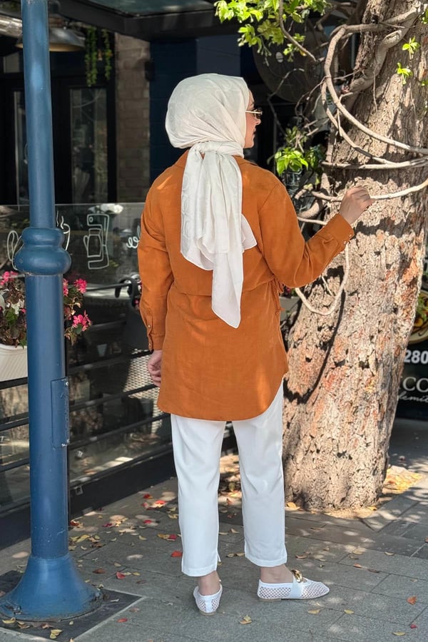 KAYRA Tunik KY-B26-81075 Tarçın